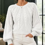 Selena Cable Sweater - Lead Product Detail