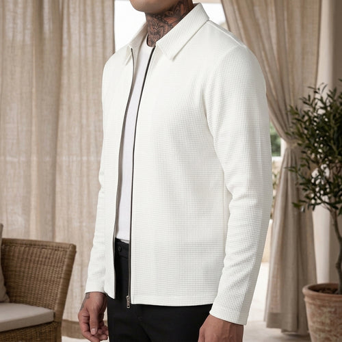 Conrad Waffle Jacket - Lead Alternate View