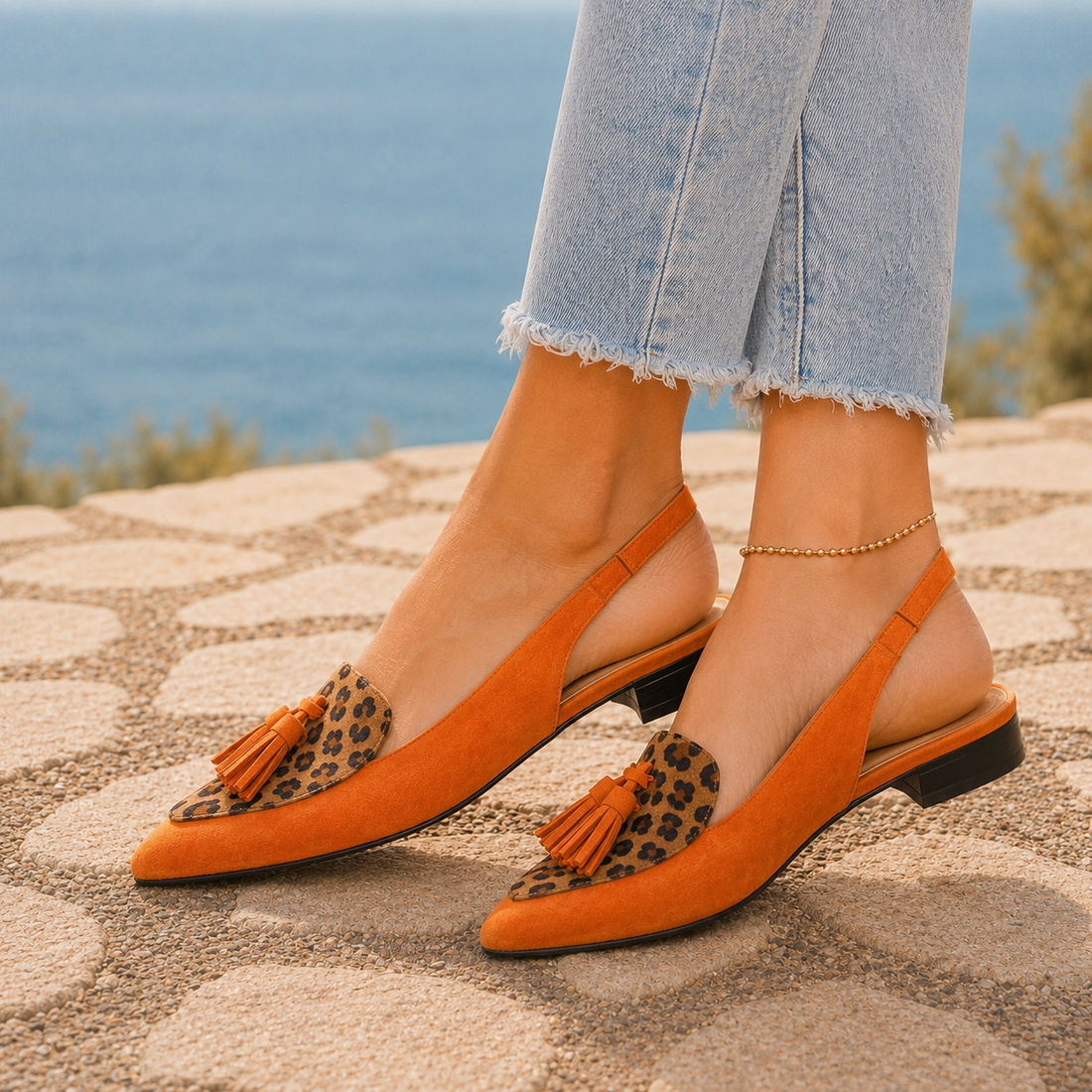 Mazzanti Tassel Slingbacks - Lead Alternate View