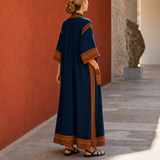 Lucia Printed Caftan - Lead Alternate View