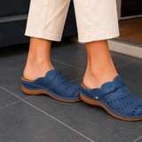 Cardini Cutout Mules - Lead Alternate View
