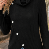 Ariadne-Sage Cowl Neck Sweater - Lead Product Detail