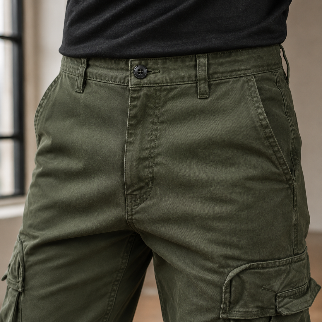 Samson Relaxed Cargo Pants - Lead Product Detail