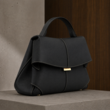 Falcieri Leather Handbag - Lead Alternate View