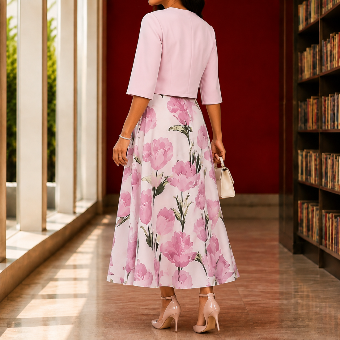 Rhea Floral Dress Set - Lead Alternate View
