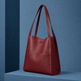 Conti Pebbled Shoulder Bag - Lead Alternate View