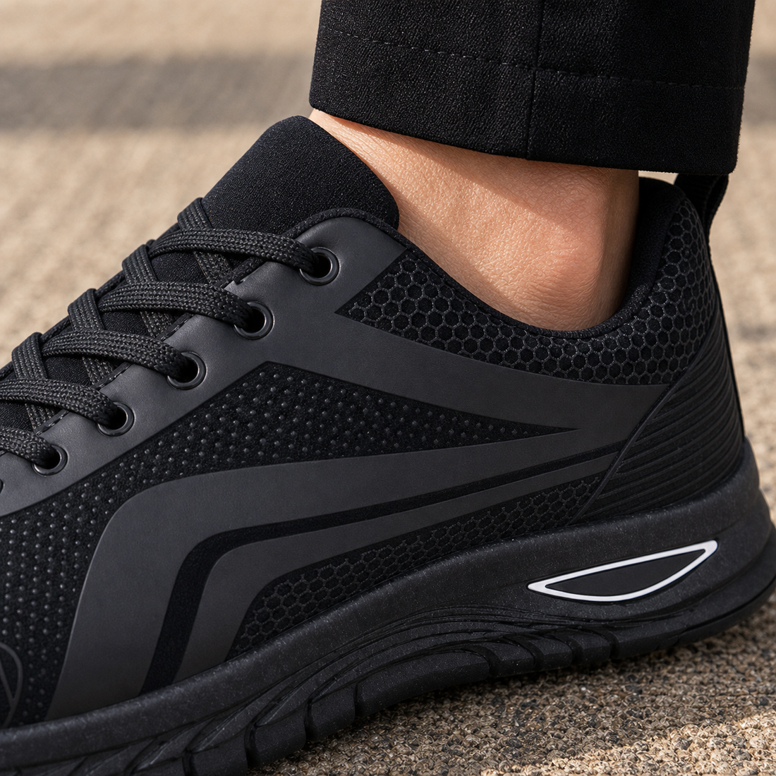 Marzano Lace-Up Sneakers - Lead Product Detail