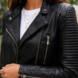 Marlene Biker Jacket - Lead Product Detail