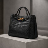 Piras Woven Handbag - Lead Alternate View