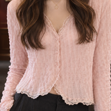 Ameline-Lane Lace Trim Blouse - Lead Product Detail