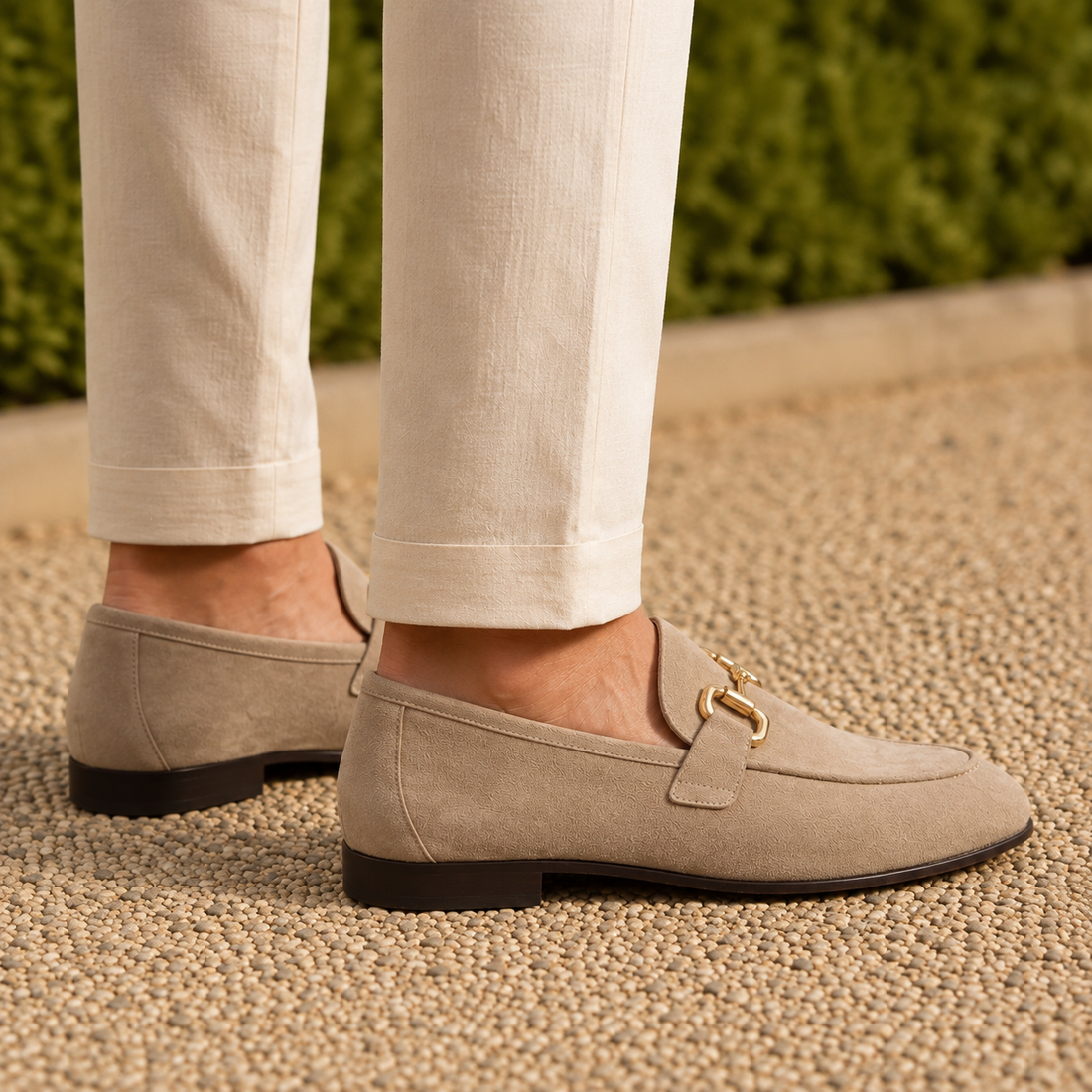 Corvino Horsebit Loafers - Lead Alternate View