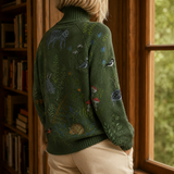 Pascal Patterned Sweater - Lead Alternate View