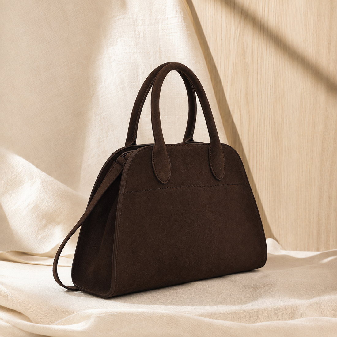 Ravena Suede Bag - Lead Alternate View