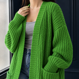 Alexandra-Faye Ribbed Cardigan - Lead Product Detail
