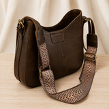 Sarti Crescent Shoulder Bag - Lead Alternate View