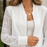 Seraphina-Faye Crochet Sleeve Jacket - Lead Product Detail