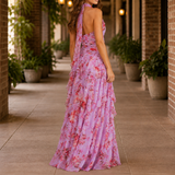 Maeve Ruffle Maxi Dress - Lead Alternate View