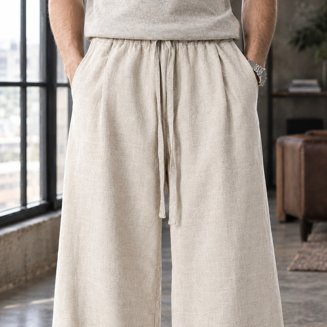Zachary Relaxed Pants - Lead Product Detail