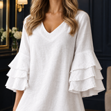 Anouska Ruffle Sleeve Dress - Lead Product Detail