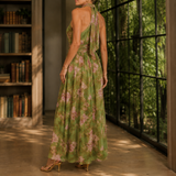 Honora Halter Maxi Dress - Lead Alternate View