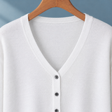 Philippa V-Neck Cardigan - Lead Product Detail