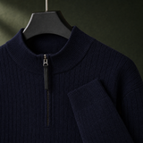 Lucas Half-Zip Sweater - Lead Product Detail