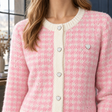 Alina-Rose Houndstooth Cardigan - Lead Product Detail
