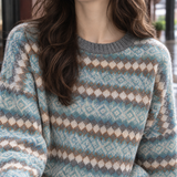 Portia-June Fair Isle Sweater - Lead Product Detail