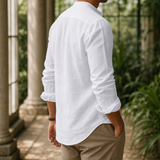 Knox Mandarin Collar Shirt - Lead Alternate View