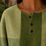 Adeline-Elise Color Block Sweater - Lead Product Detail