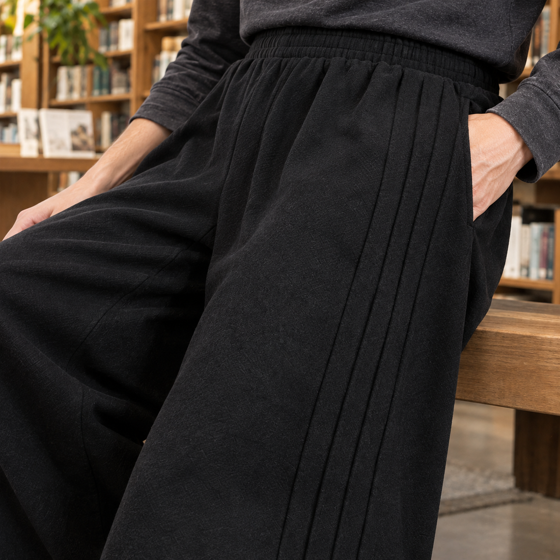 Dylan Wide Leg Pants - Lead Product Detail