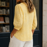 Cordelia Embroidered Blouse - Lead Alternate View