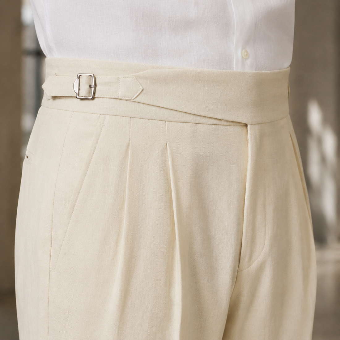 Oscar Pleated Pants - Lead Product Detail