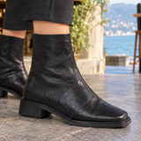 Lecco Square Toe Boots - Lead Product Detail