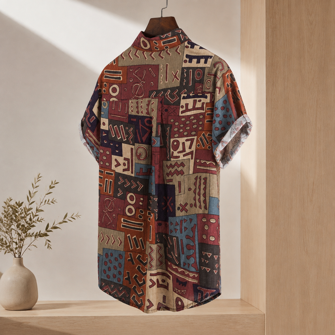 Milo Printed Shirt - Lead Alternate View
