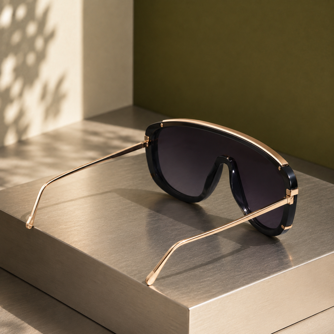 Montgomery Shield Sunglasses - Lead Alternate View