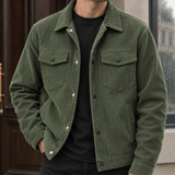 Tobias Corduroy Utility Jacket - Lead Product Detail