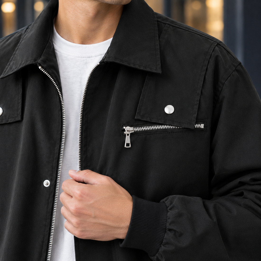 Neil Utility Jacket - Lead Product Detail