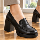 Graziani Block Heel Loafers - Lead Product Detail