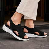 Angelini Platform Sandals - Lead Alternate View