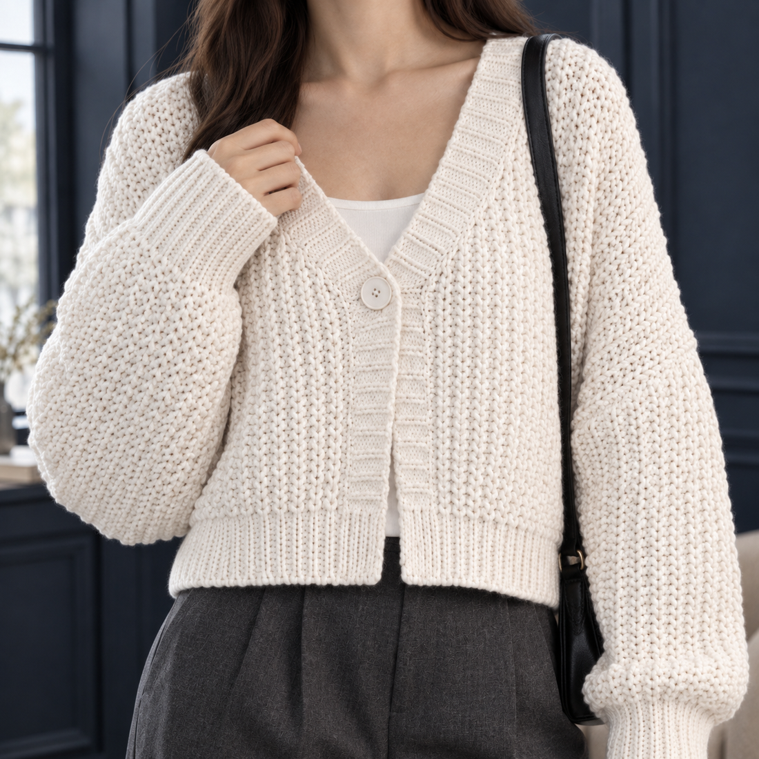 Sibylla Chunky Cardigan - Lead Product Detail