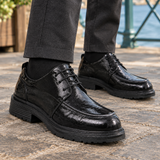 Gradara Leather Derby Shoes - Lead Product Detail