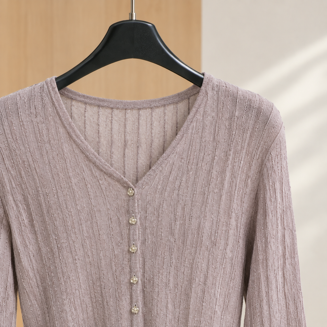 Natalie Peplum Cardigan - Lead Product Detail