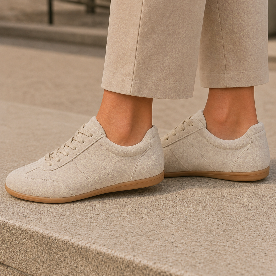 Marconi Suede-Look Sneakers - Lead Alternate View