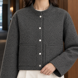 Faith Cropped Jacket - Lead Product Detail