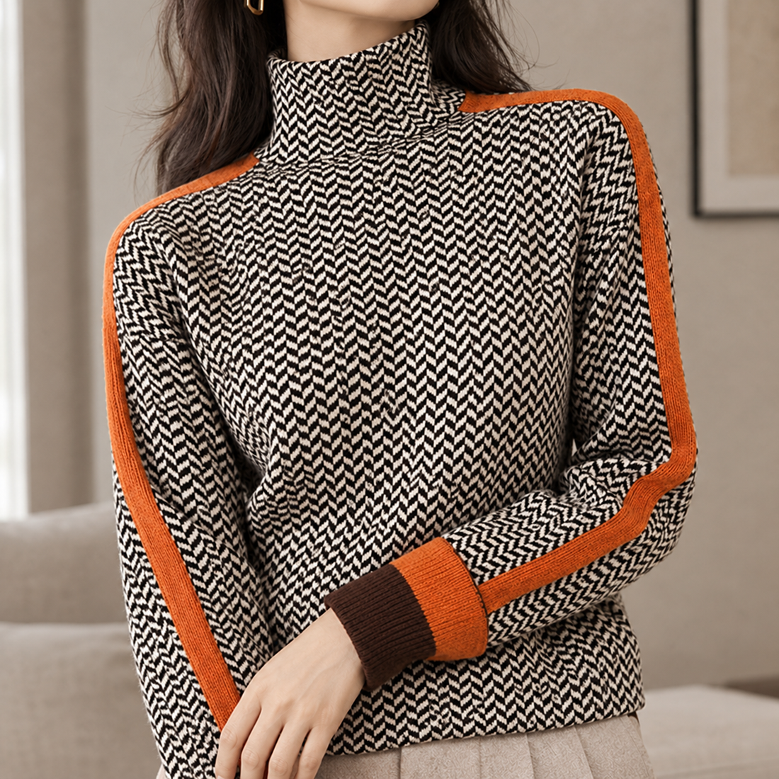Ambrosine Turtleneck Sweater - Lead Product Detail