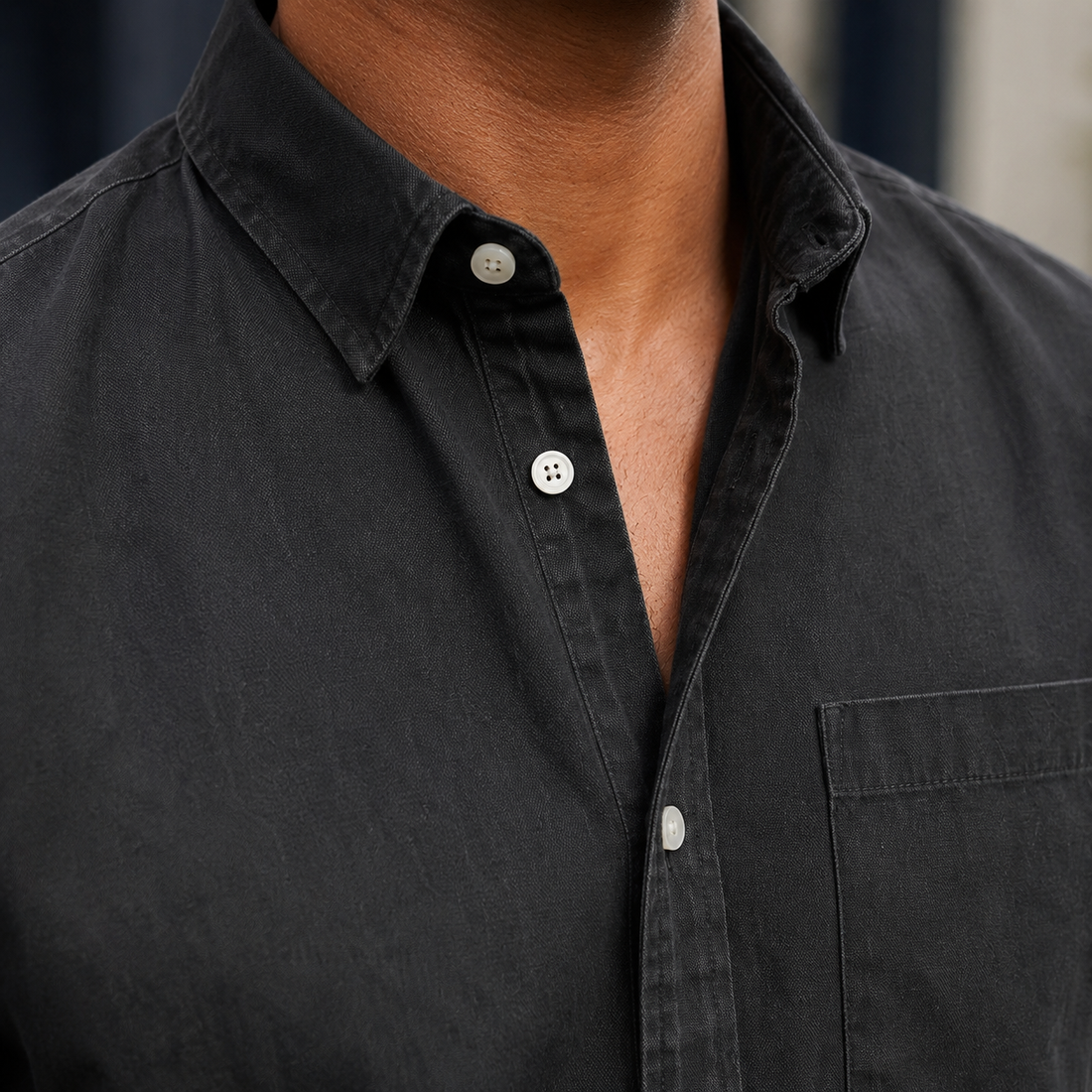 Caius Relaxed Shirt - Lead Product Detail
