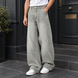 Arend Wide-Leg Jeans - Washed Sage