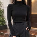 Teresa Turtleneck Top - Black