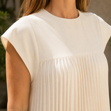 Vivienne Pleated Maxi Dress - Lead Product Detail